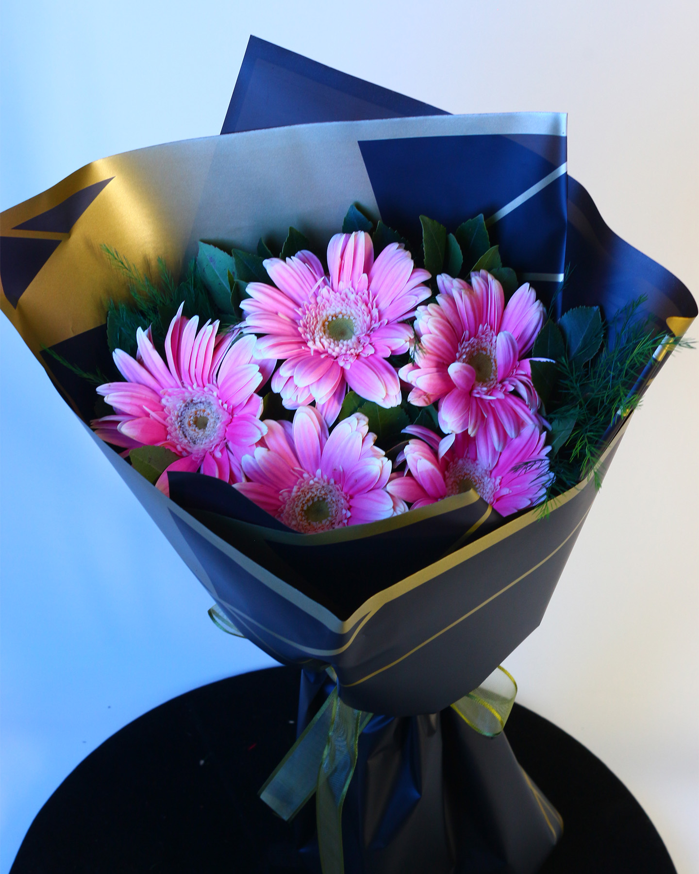 Pembe Gerbera Zarif Buketi