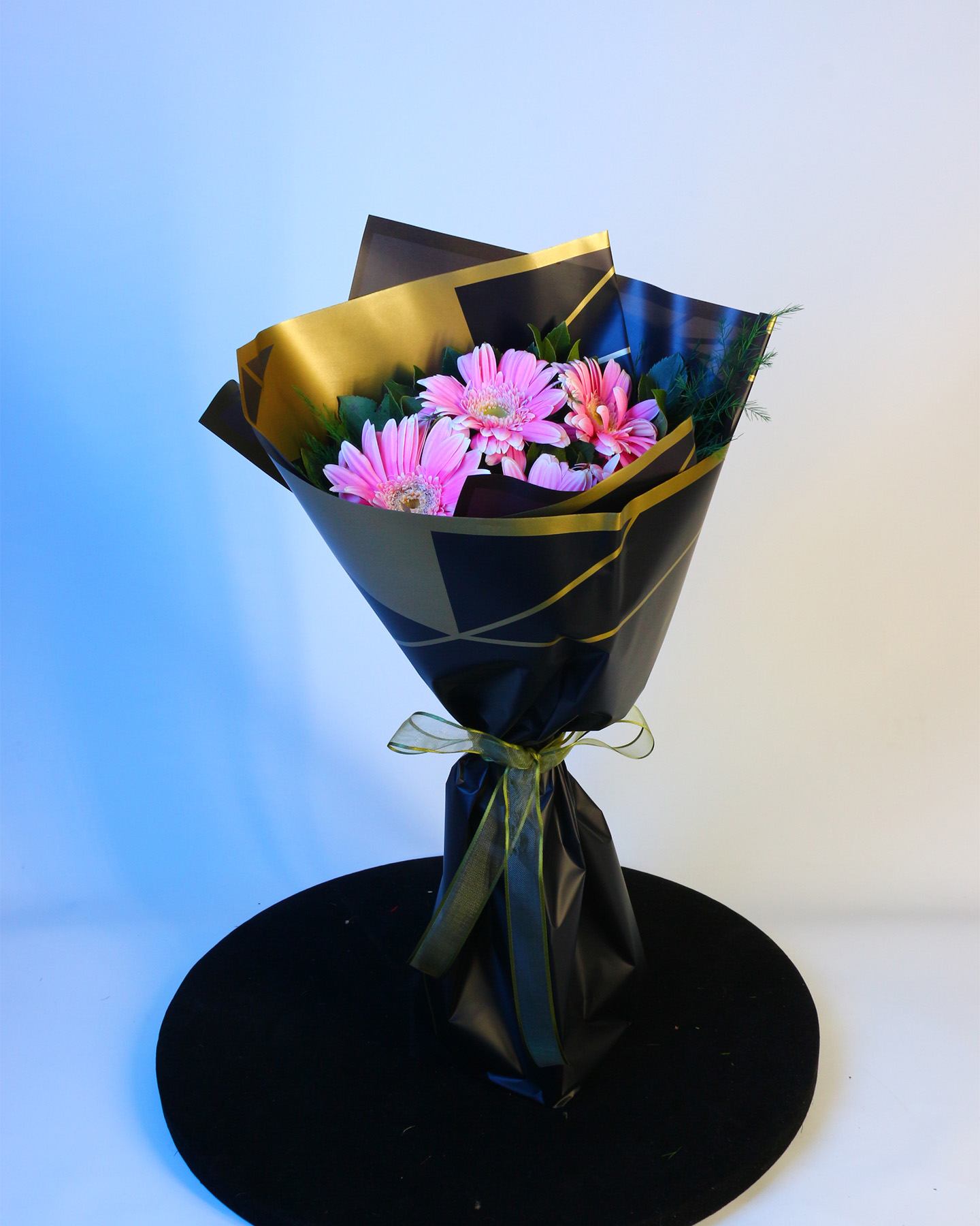 Pembe Gerbera Zarif Buketi